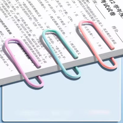 160 pcs Color paper clips office supplies paper clip large file bookmark paper clip organizer stationery stainless steel